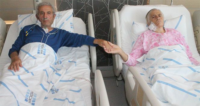 46 Yıllık Çiftin Evlilik Yıldönümünde Eşzamanlı Kalp Ameliyatı!