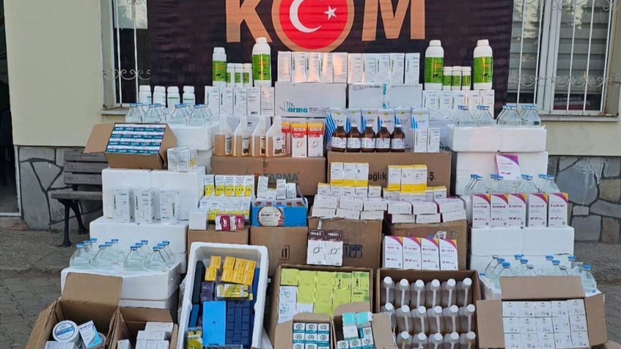 Uşak’ta 1860 Son Kullanma Tarihi Geçmiş Hayvansal İlaç Ele Geçirildi!