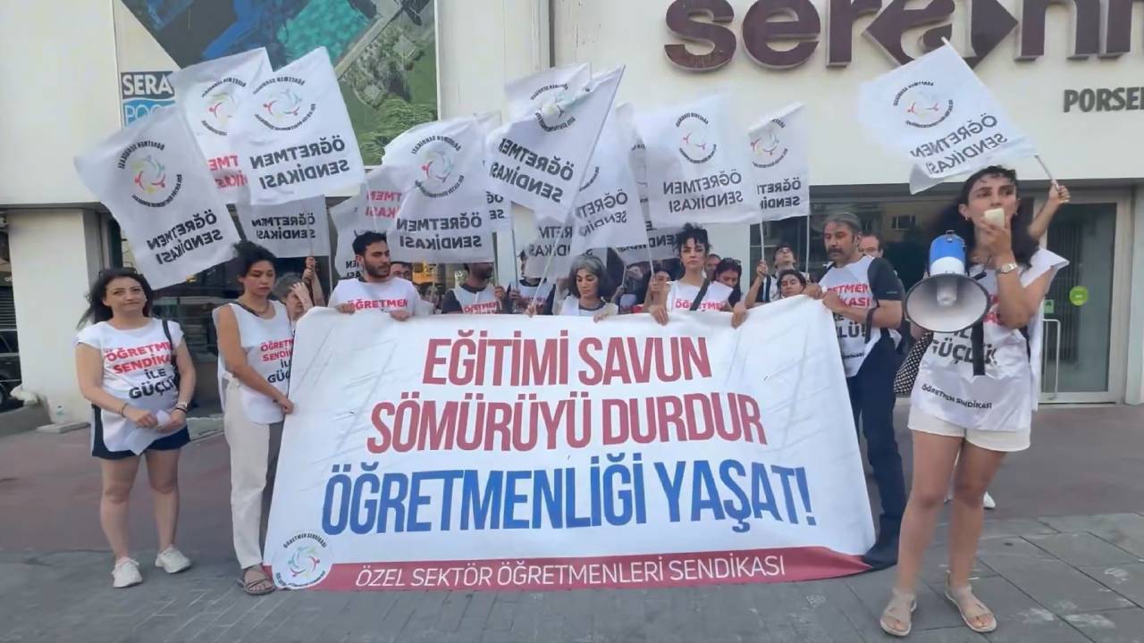 Özel Sektör Öğretmenleri TÖDER Önünde Haykırıyor!