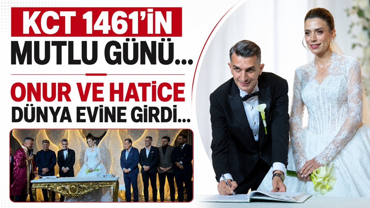 Onur Çebi ve Hatice Şabanoğlu’ndan Görkemli Düğün Töreni!