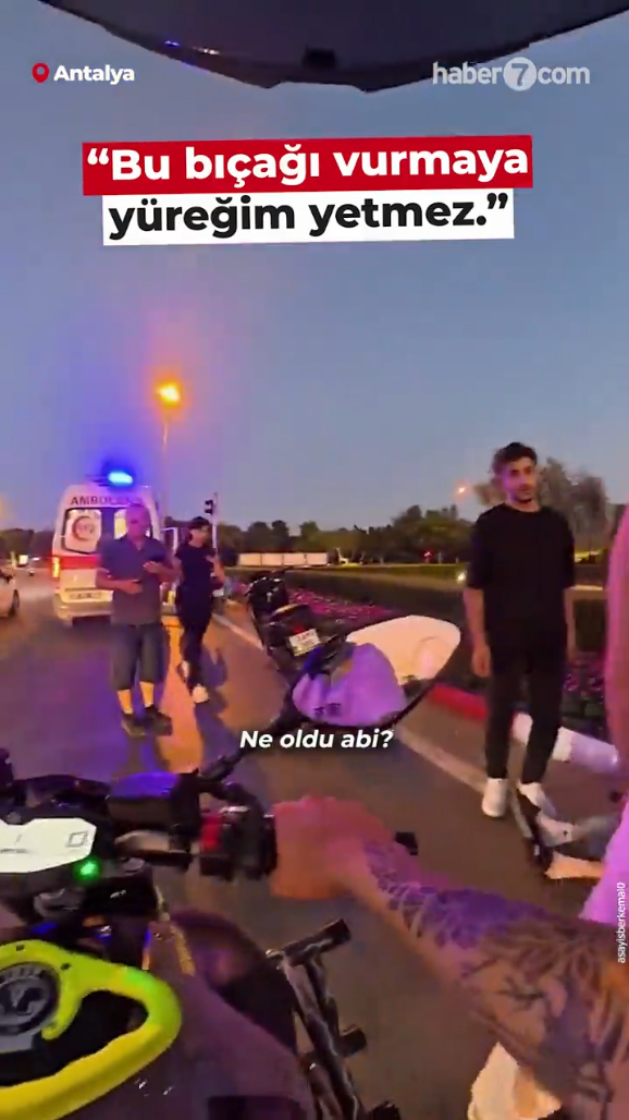 "Bu bıçağı vurmaya yüreğim yetmez."